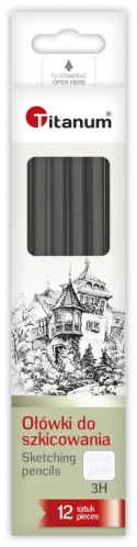 Ołówek w kartonowym pudełku 3H Titanum Titanum
