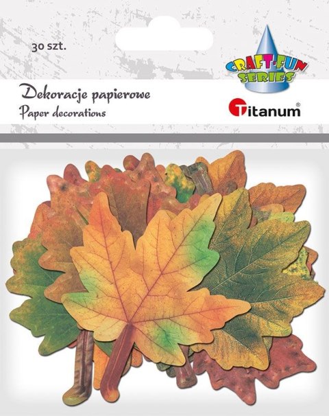 Ozdoba papierowa Craft-Fun Series liście papierowe Titanum (24XQ0501-10) Titanum