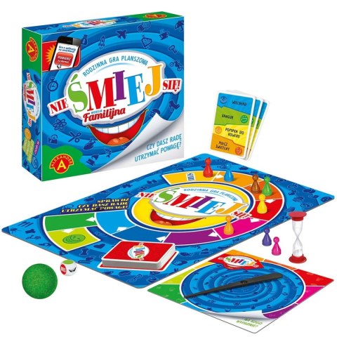 Gra planszowa Nie śmiej się familijna Alexander Alexander
