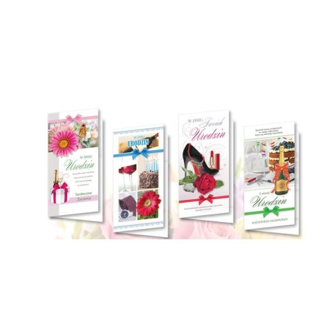 Kartka składana Lux urodziny [mm:] 230x120 Top Graphic (DLXO) Top Graphic