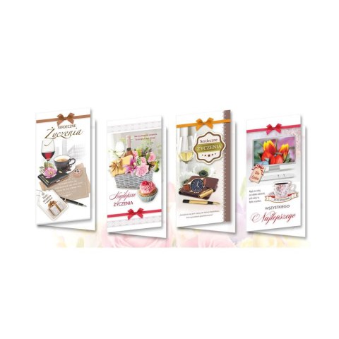 Kartka składana Lux urodziny [mm:] 230x120 Top Graphic (DLXO) Top Graphic