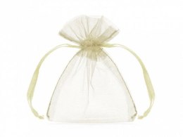 Organza Partydeco Woreczki z organzy, kremowy, 10cm (WRG5-079-10) Partydeco