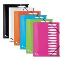Teczka z przegródkami Art Pop A4 kolor: mix 12 przegródek Elba (400058483) Elba