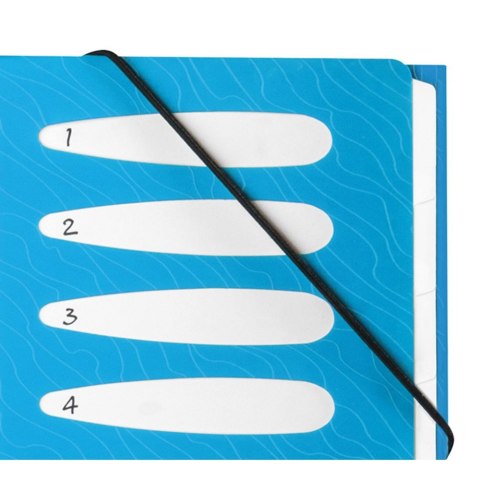 Teczka z przegródkami Art Pop A4 kolor: mix 12 przegródek Elba (400058483) Elba