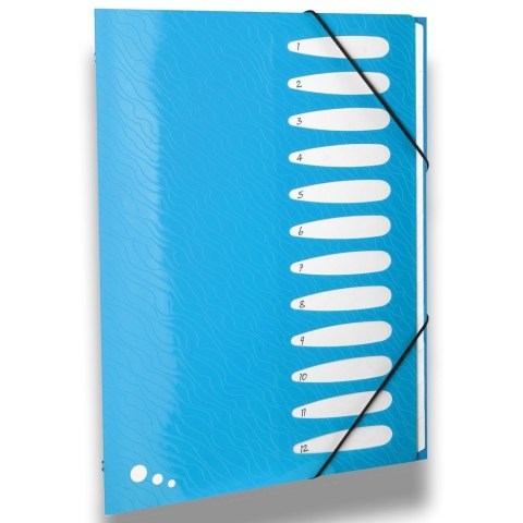 Teczka z przegródkami Art Pop A4 kolor: mix 12 przegródek Elba (400058483) Elba