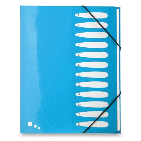 Teczka z przegródkami Art Pop A4 kolor: mix 12 przegródek Elba (400058483) Elba