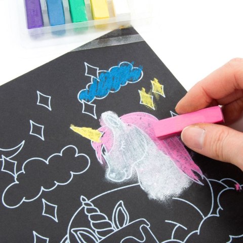 Zestaw kreatywny Kidea ZESTAW RYS.Z PASTELAMI Derform (ZRPJKA) Derform