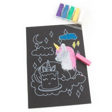 Zestaw kreatywny Kidea ZESTAW RYS.Z PASTELAMI Derform (ZRPJKA) Derform