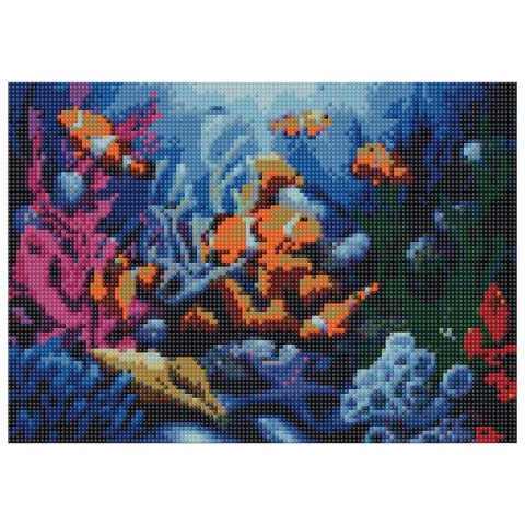 Zestaw kreatywny Diamentowa mozaika 30x40cm Rafa Flamingo Line (TGD70654) Flamingo Line