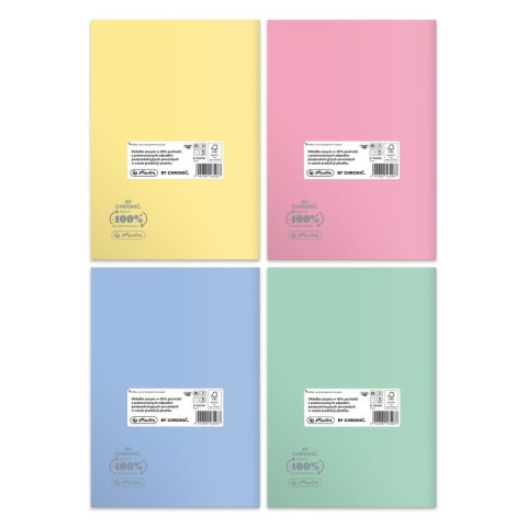 Zeszyt Colors ECO 9565284 B5 60k. krata Herlitz (400198134) Herlitz