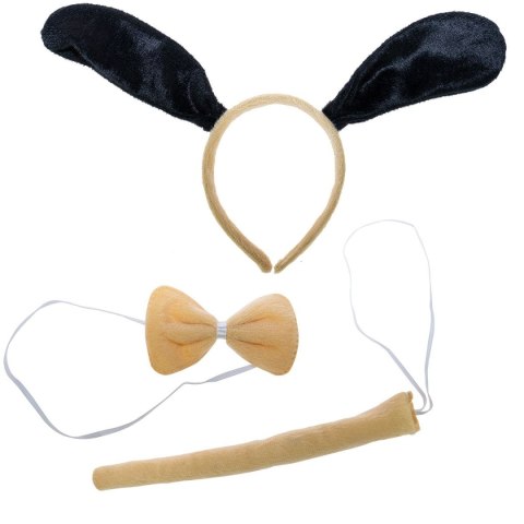 Akcesoria do kostiumów Komplet zwierzątka z ogonkiem - pies Arpex (SK8428) Arpex