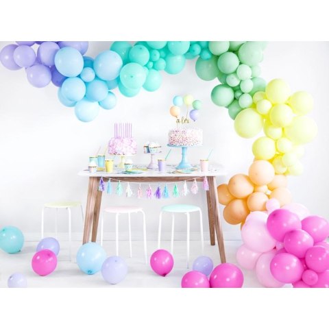 Balon gumowy Strong Pastel Pale Pink 100 szt. różowy Partydeco (SB14P-081B) Partydeco