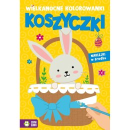 Książeczka edukacyjna Zielona Sowa Wielkanocne kolorowanki. Koszyczki Zielona Sowa