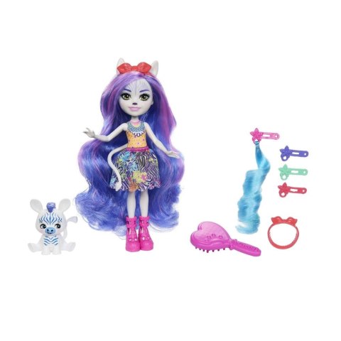 Lalka Enchantimals Zebra Lalka Deluxe [mm:] 150 Mattel (HNV28) Mattel