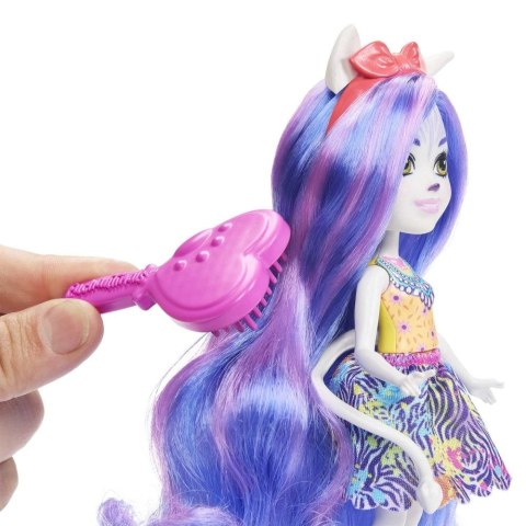 Lalka Enchantimals Zebra Lalka Deluxe [mm:] 150 Mattel (HNV28) Mattel