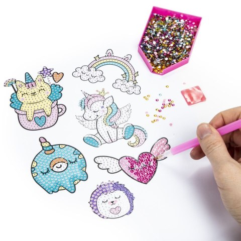 Mozaika Magiczny Świat NAKLEJKI DIAMENTOWE Kidea (NDMSKA) Kidea