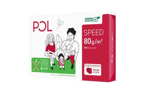 Papier ksero speed A4 biały 500k. 80g [mm:] 210x297 Pol Pol