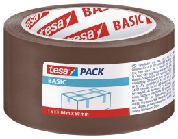 Taśma pakowa Tesa Basic 50x66 [mm x m] brązowa (58571-00000-00) Tesa