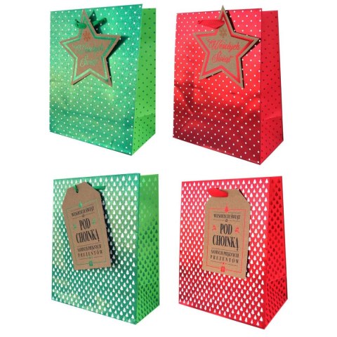 Torba prezentowa torebka ozdobna Bożenarodzenie Kukartka (QPS) Kukartka