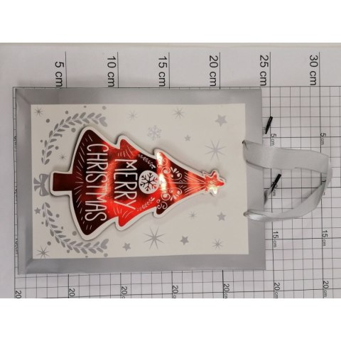 Torba prezentowa świąteczna aplikacja 3d [mm:] 235x175x 80 One Dollar (244191) One Dollar