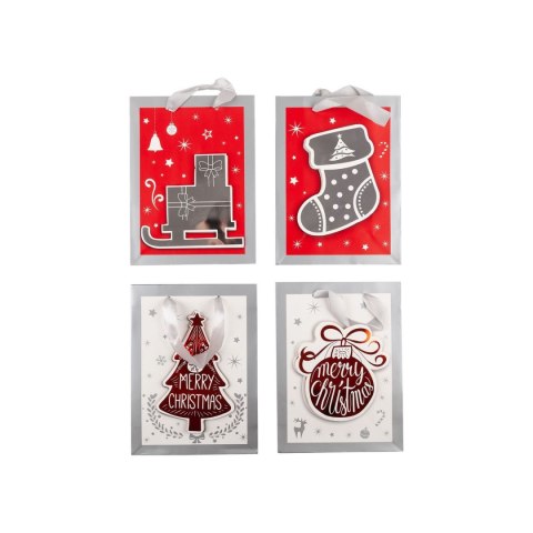 Torba prezentowa świąteczna aplikacja 3d [mm:] 235x175x 80 One Dollar (244191) One Dollar