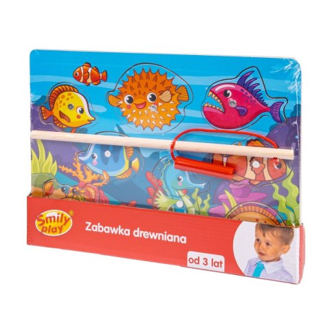 Układanka drewniana łowienie rybek Smily Play (SPW83609) Smily Play