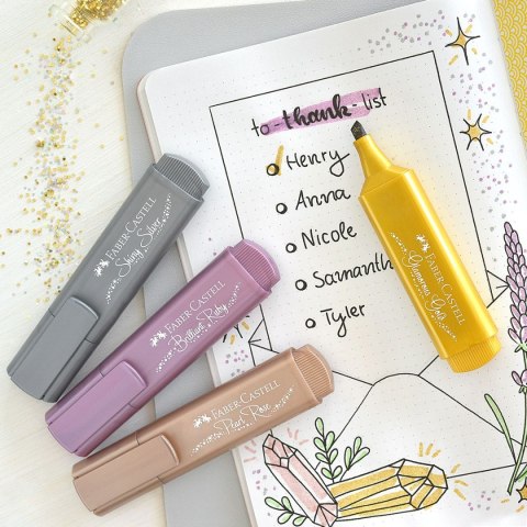 Zakreślacz wkład srebrny 1-5mm Faber Castell (154661) Faber Castell