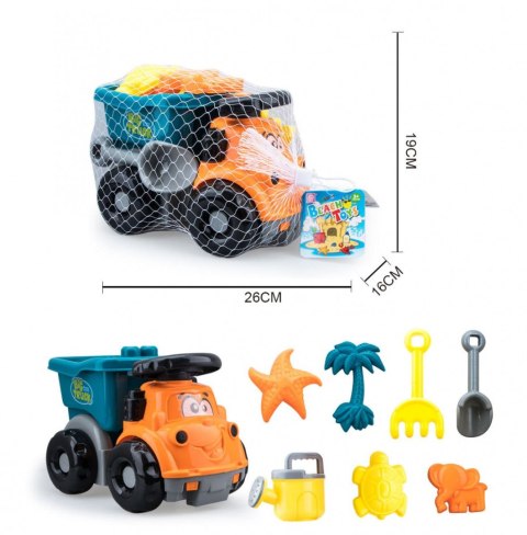 Zestaw do piasku pomarańczowy Lean (18525) Lean