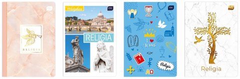 Zeszyt tematyczny RELIGIA A5 60k. 70g krata Interdruk (ZE60KFR) Interdruk