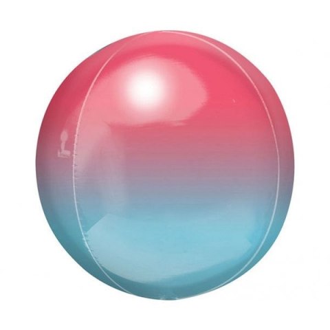 Balon foliowy kula ombre 16cal Amscan (3984501) Amscan