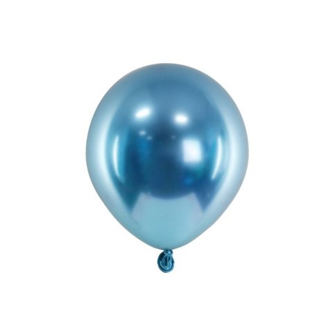 Balon gumowy 50szt. niebieski Partydeco (CHB1-5-001-50) Partydeco