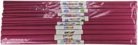 Bibuła marszczona marszczona bordowa 500mm x 2000mm Fun&Joy (09) Fun&Joy