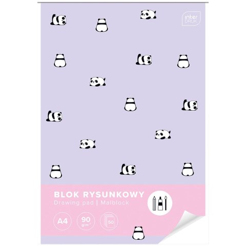 Blok rysunkowy bloki 5902277314529 A4 białe 90g 50k Interdruk Interdruk
