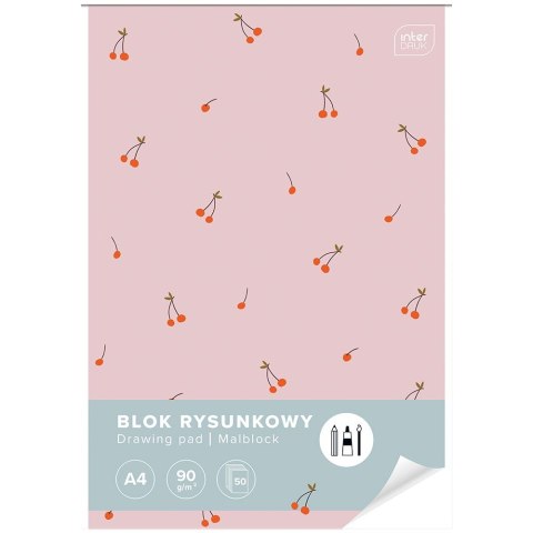 Blok rysunkowy bloki 5902277314529 A4 białe 90g 50k Interdruk Interdruk