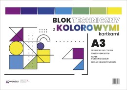 Blok techniczny Wektor kolor A3 mix 160g 10k Wektor