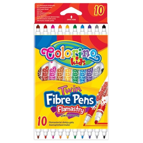 Flamaster dwustronne 10 kol. Patio (13451) Patio