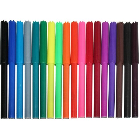 Flamastry Titanum 18 kolorów Titanum