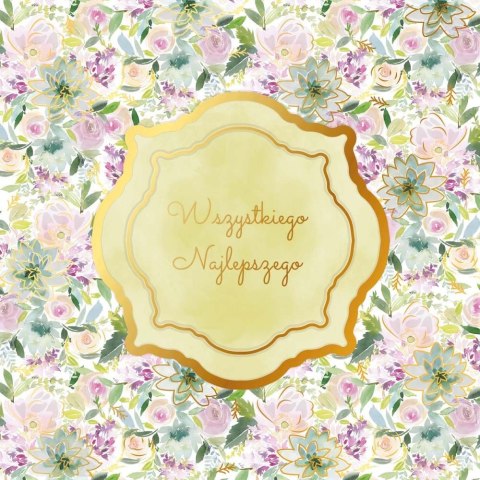 Kartka składana KARNET KW żółty kw Henry (5905701481248) Henry