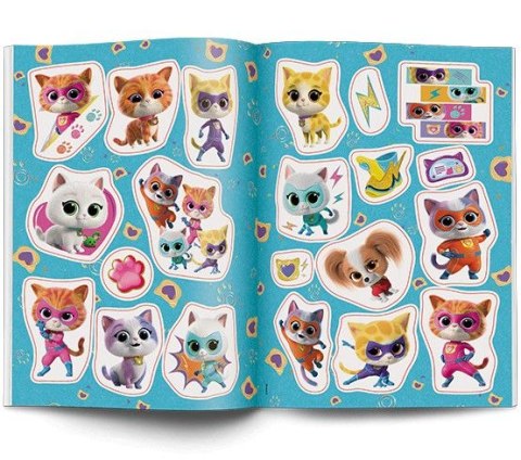 Książka dla dzieci Disney superkoty. Kolorowanka z Naklejkami Ameet (NA-9136) Ameet