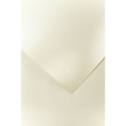 Papier ozdobny (wizytówkowy) holland kremowy A4 kremowy 230g Galeria Papieru (200502) Galeria Papieru
