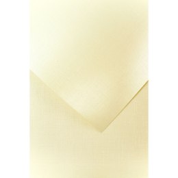 Papier ozdobny (wizytówkowy) holland kremowy A4 kremowy 230g Galeria Papieru (200502) Galeria Papieru