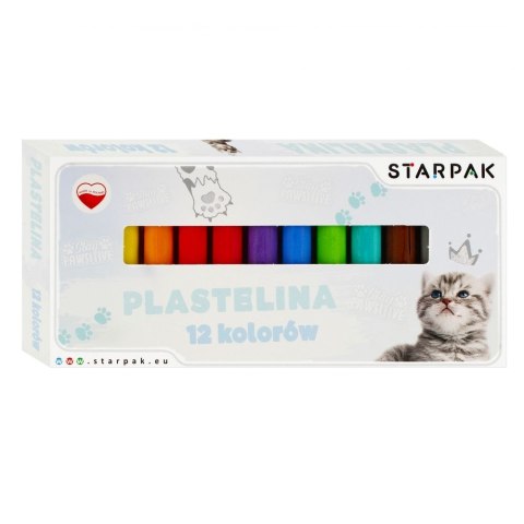 Plastelina Starpak 12 kol. Kotki mix (536884) Starpak