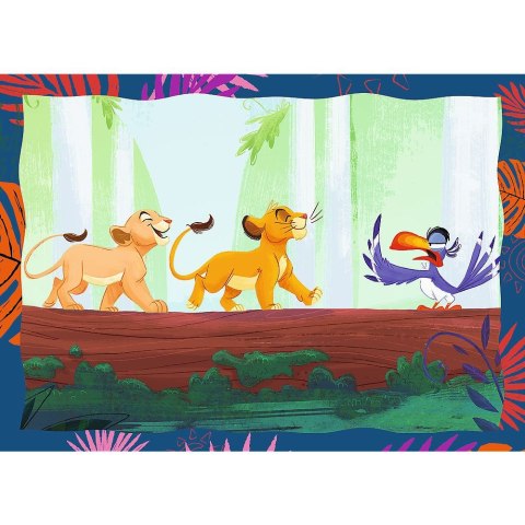 Puzzle Król Lew 4w1 el. Trefl (34653) Trefl