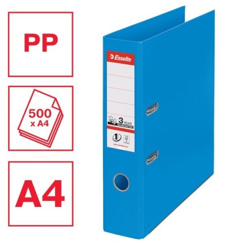 Segregator dźwigniowy No.1 Power Vivida A4 75mm niebieski Esselte (624067) Esselte
