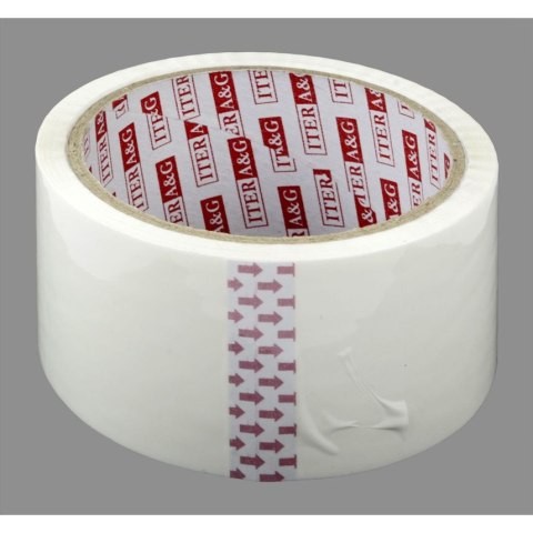 Taśma pakowa 48x50 [mm x yd] biała Iter A&G Iter A&G