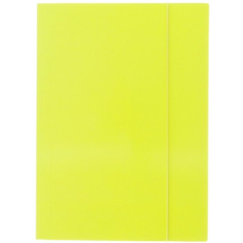 Teczka kartonowa na gumkę (jk) szkolna fluo A4 mix 250g Kreska Kreska