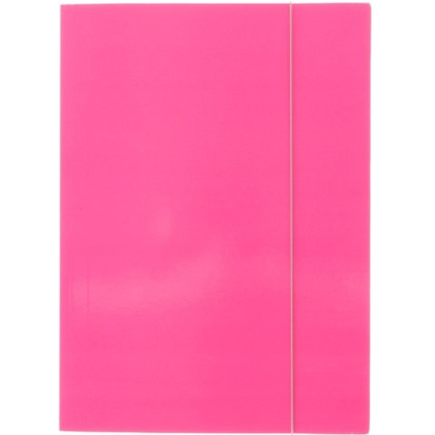 Teczka kartonowa na gumkę (jk) szkolna fluo A4 mix 250g Kreska Kreska