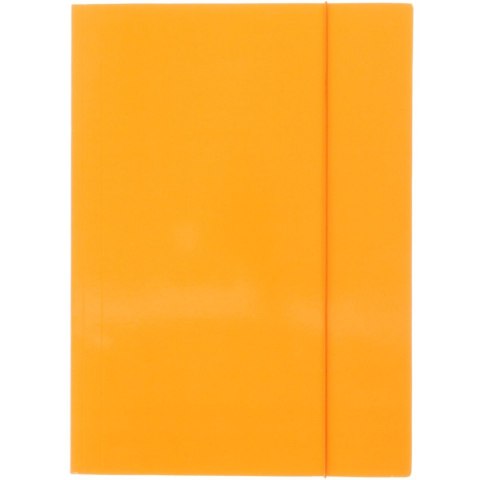 Teczka kartonowa na gumkę (jk) szkolna fluo A4 mix 250g Kreska Kreska