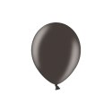 Balon gumowy metalizowany 100 szt czarny 12cal Partydeco Partydeco