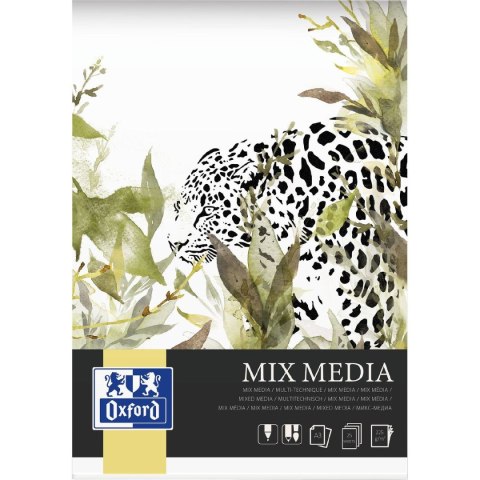 Blok artystyczny Oxford DO MIXMEDIA A3 225g 25k (400166124) Oxford